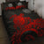 American Samoa Polynesian Quilt Bed Set - Polynesian Turtle (Full Red) Red - Polynesian Pride