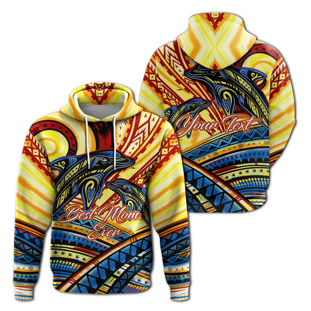 Custom Polynesia Best Mom Ever Hoodie LT12 Hoodie Art - Polynesian Pride