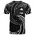 Papua New Guinea Polynesian All Over T Shirt White Tribal Wave Unisex White - Polynesian Pride