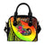 Samoa Shoulder Handbag - Polynesian Hook And Hibiscus (Reggae) - Polynesian Pride