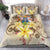 Solomon Islands Polynesian Bedding Set - Summer Tropical White - Polynesian Pride