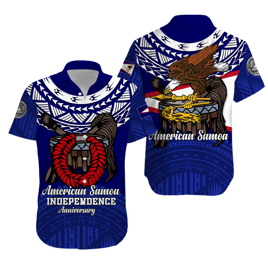 American Samoa Independence Anniversary Pride Hawaiian Shirt - LT12 Unisex Blue - Polynesian Pride