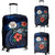 Niue Polynesian Luggage Cover - Blue Turtle Hibiscus Blue - Polynesian Pride