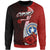 Northern Mariana Islands Polynesian Sweater - Coat Of Arm With Hibiscus Unisex Red - Polynesian Pride