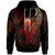 Nauru Polynesian Hoodie Legend Red Version Unisex Black - Polynesian Pride