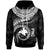 Papua New Guinea Polynesian Hoodie Papua New Guinea Waves (White) Unisex White - Polynesian Pride