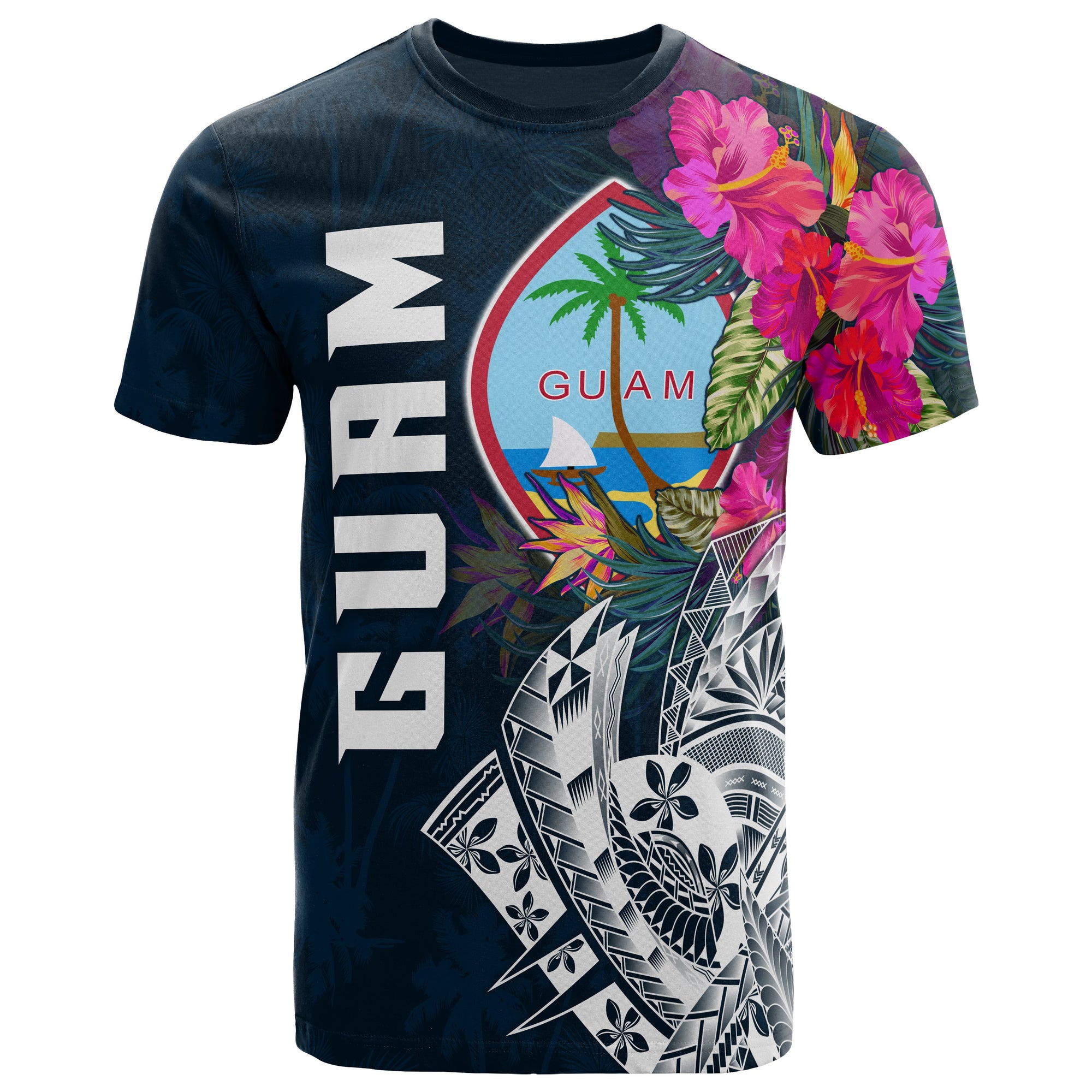 Guam T Shirt Guam Summer Vibes Unisex Blue - Polynesian Pride