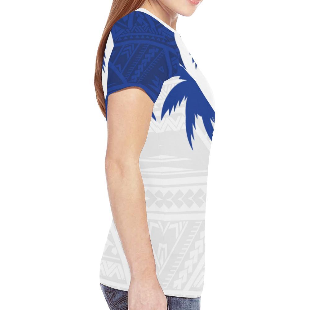 Chuuk T Shirt Chuuk FLag Coconut Tree - Polynesian Pride