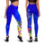 Tahiti Legging - Turtle Plumeria (Blue) Blue - Polynesian Pride