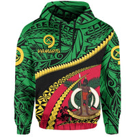 Vanuatu Hoodie Road To Hometown Unisex Green - Polynesian Pride