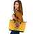 American Samoa Leather Tote - Pago Pago Aeto (Ver 2) Yellow - Polynesian Pride