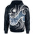 Nauru Polynesian Hoodie Ocean Style Unisex Blue - Polynesian Pride