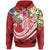 The Philippines Hoodie Summer Plumeria (Red) - Polynesian Pride