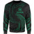 Samoa Polynesian Sweater - Green Tribal Wave Unisex Green - Polynesian Pride