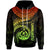 Vanuatu Polynesian Hoodie Vanuatu Waves (Reggae) Unisex Reggae - Polynesian Pride