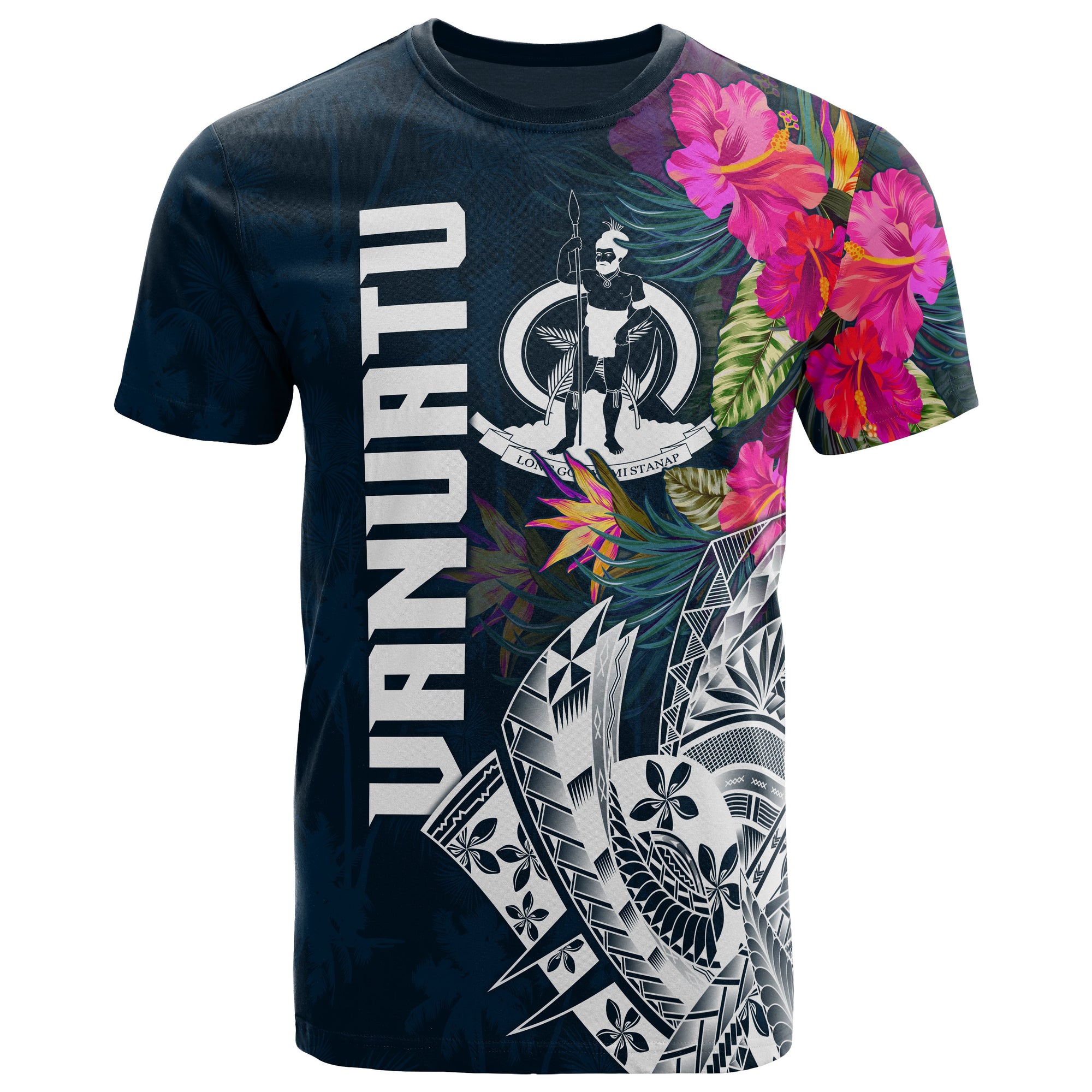 Vanuatu Polynesian T Shirt Summer Vibes Unisex Blue - Polynesian Pride