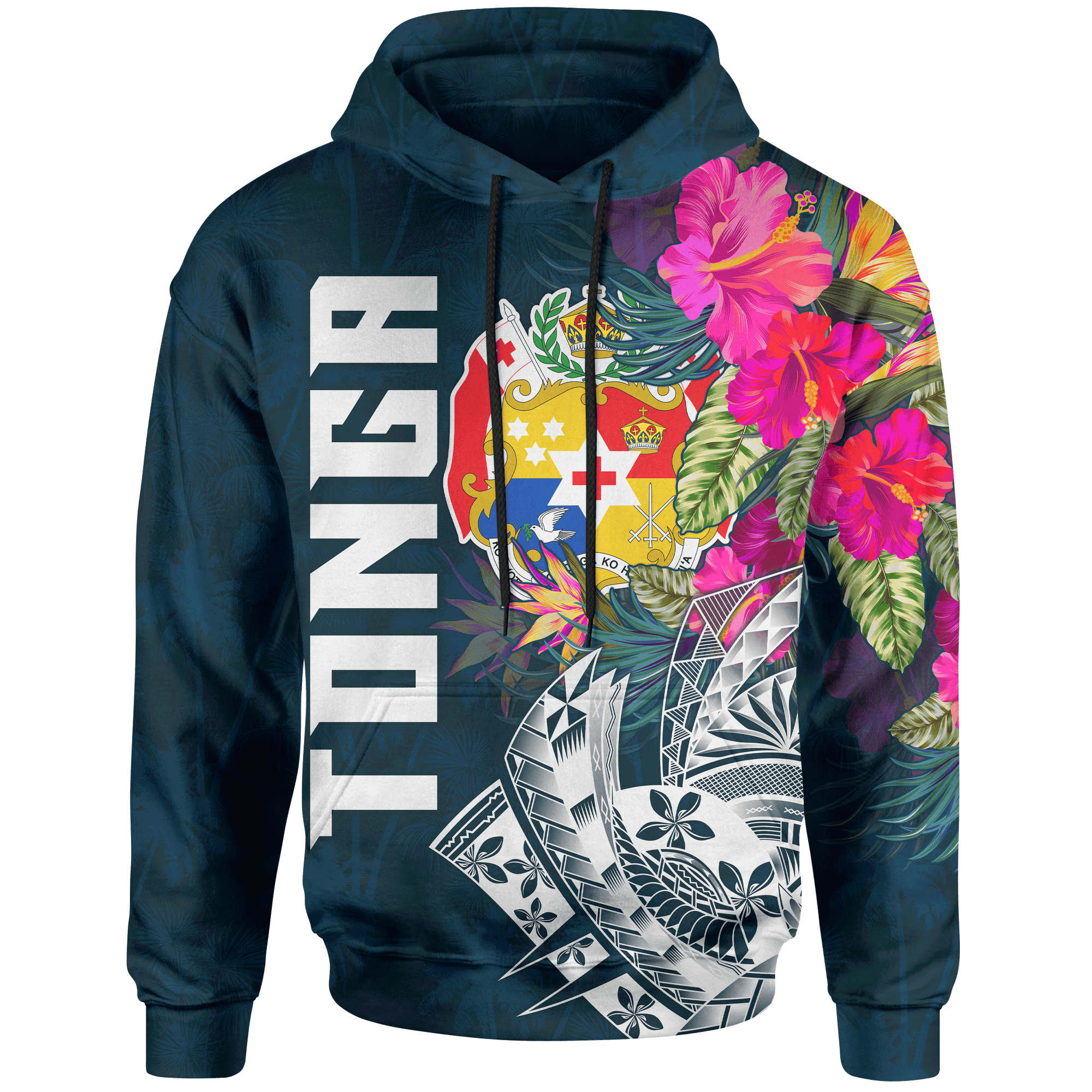 Tonga Hoodie Tonga Summer Vibes Unisex Blue - Polynesian Pride