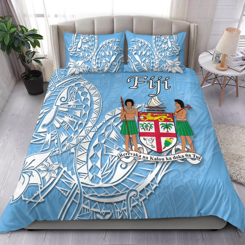 Fiji Bedding Set - Plumeria Tribal - LT12 Blue - Polynesian Pride