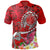 Hawaii Polo Shirt Turtle Plumeria Polynesian Tattoo Red Color Unisex Red - Polynesian Pride