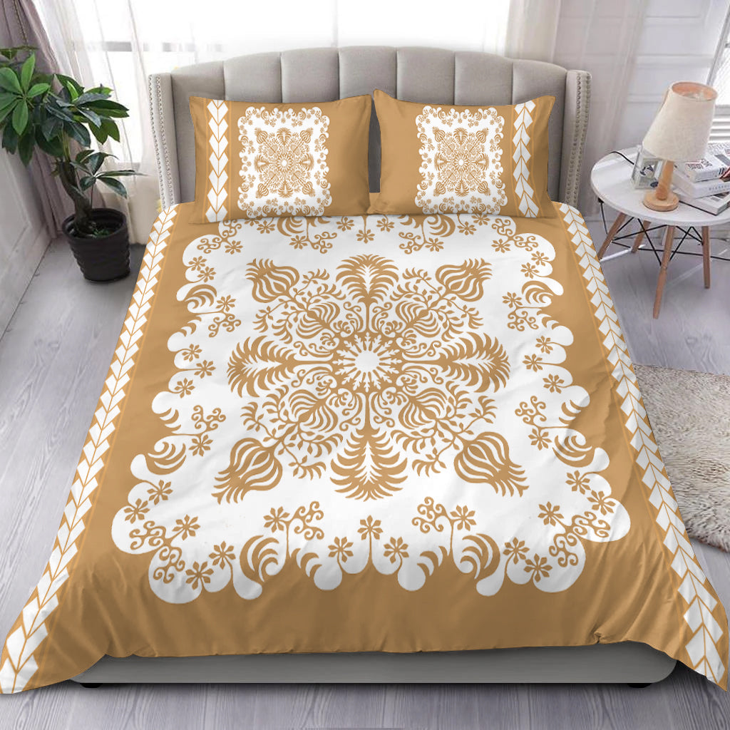 Hawaii Bedding Set Pattern Version Special Gold LT13 Gold - Polynesian Pride