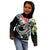 Papua New Guinea Polynesian Hoodie Summer Plumeria (Black) - Polynesian Pride