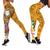 Fiji Legging - Turtle Plumeria (Gold) Gold - Polynesian Pride