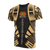 Papua New Guinea T Shirt Papua New Guinea Coat Of Arms Polynesian Tattoo Gold Style Unisex Black-Gold - Polynesian Pride