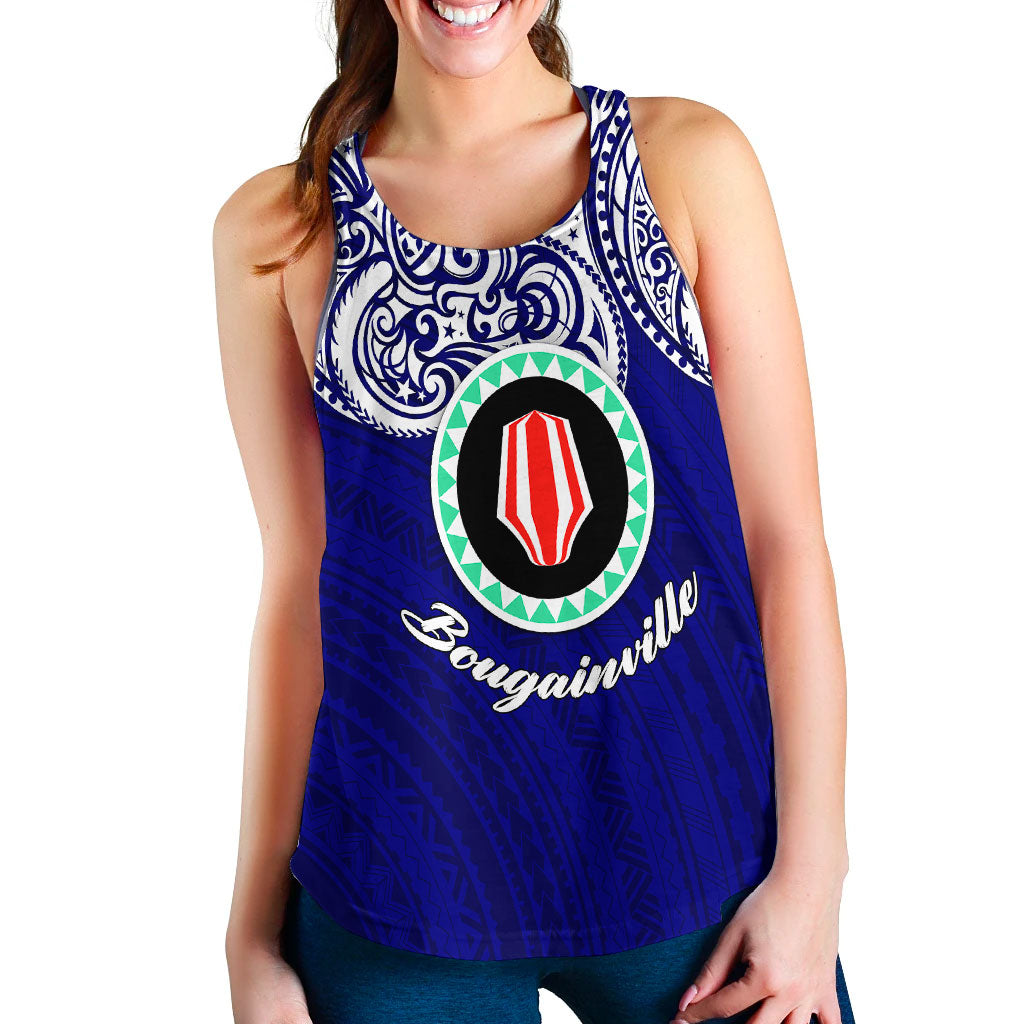 (Custom Personalised) Papua New Guinea Bougainville Pride Women Tank Top - LT12 - Polynesian Pride