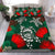 Hawaii Lehua Flowers Turtle Poly Bedding Set - Ser Style - AH Green - Polynesian Pride