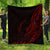 Samoa Premium Quilt - Polynesian Pattern Style Red Color - Polynesian Pride