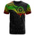 Niue Polynesian T Shirt Full Color Heart Shield - Polynesian Pride