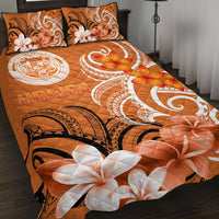 Hawaii Quilt Bed Set - Hawaii Seal Hawaiian Spirit Orange - Polynesian Pride