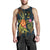 Niue Polynesian Men's Tank Top - Legend of Niue (Blue) - Polynesian Pride