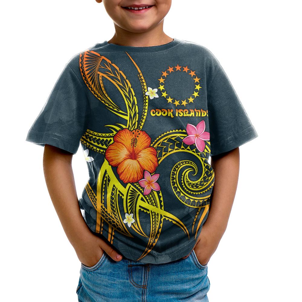 Cook Islands Polynesian T Shirt Legend of Cook Islands (Blue) - Polynesian Pride