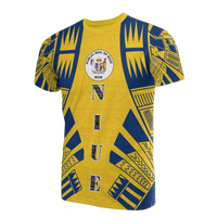 Niue T Shirt Niue Seal Polynesian Tattoo Yellow Style Unisex Art - Polynesian Pride