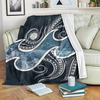 Northern Mariana Islands Polynesian Premium Blanket - Ocean Style - Polynesian Pride