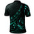 Palau Polo Shirt The Flow Of The Ocean Green - Polynesian Pride