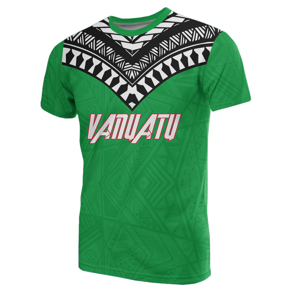 Vanuatu All Over T Shirt Vanuatuan Flag Melanesia Style - Polynesian Pride