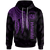 Polynesian Hawaii Hoodie Polynesian Wings (Purple) Unisex Purple - Polynesian Pride