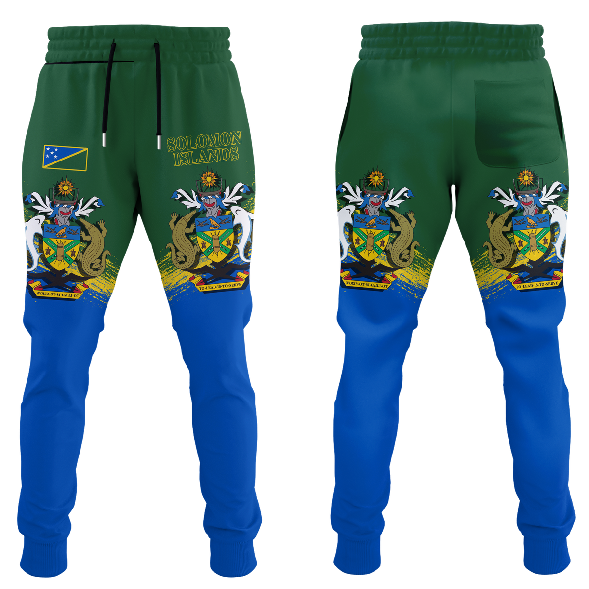 Solomon Islands Jogger Pants - Solomon Islands Coat Of Arms Special LT12 Unisex Blue - Polynesian Pride