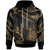 New Caledonia Hoodie Polynesian Tattoo Gold Version Unisex Gold - Polynesian Pride