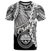 Federated States of Micronesia T Shirt Tribal Wave Tattoo White Unisex White - Polynesian Pride
