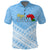 Custom Fiji Suva Rugby Polo Shirt Tapa Pattern LT12 Unisex Blue - Polynesian Pride