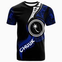 Chuuk T Shirt Micronesia Pride LT12 Unisex Blue - Polynesian Pride