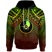 Polynesian Yap Custom Hoodie Reggae Vintage Polynesian Patterns Unisex Reggae - Polynesian Pride