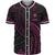 Northern Mariana Islands Polynesian Baseball Shirt - Pink Tribal Wave Unisex Pink - Polynesian Pride