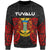 Tuvalu Polynesian Sweater - Spirit Style Unisex Black - Polynesian Pride