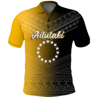 Custom Aitutaki Cook Islands Pride Polo Shirt LT12 Unisex Black - Polynesian Pride