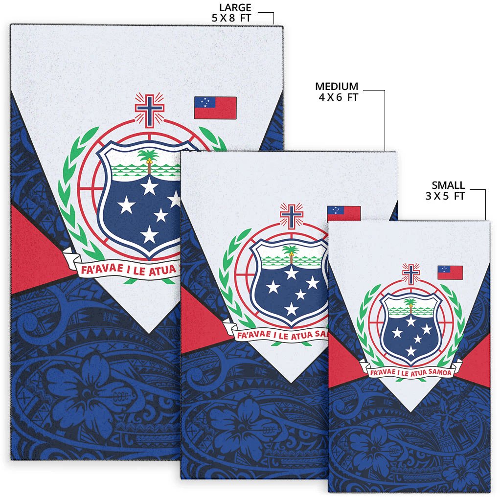 Samoa Polynesian Area Rug - Legend of Samoa - Polynesian Pride