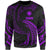 Northern Mariana Islands Polynesian Sweater - Purple Tribal Wave Unisex Purple - Polynesian Pride